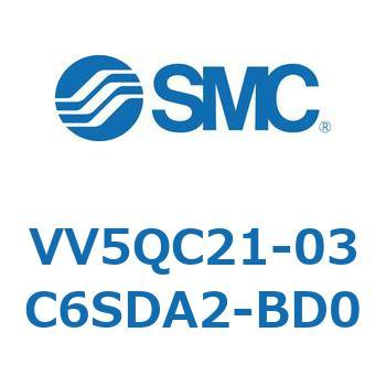 5ポートソレノイドバルブVQC用 マニホールド SMC