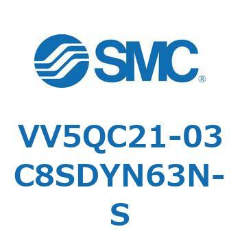 5ポートソレノイドバルブVQC用 マニホールド SMC