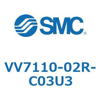 5ポートソレノイドバルブISO規格準拠 VQ用 マニホールド SMC