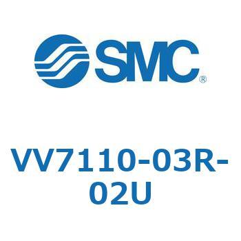 5ポートソレノイドバルブISO規格準拠 VQ用 マニホールド SMC