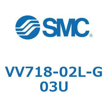 5ポートソレノイドバルブISO規格準拠 VQ用 マニホールド SMC