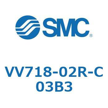 5ポートソレノイドバルブISO規格準拠 VQ用 マニホールド SMC