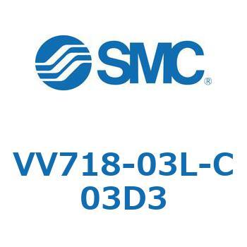 5ポートソレノイドバルブISO規格準拠 VQ用 マニホールド SMC