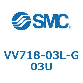 5ポートソレノイドバルブISO規格準拠 VQ用 マニホールド SMC