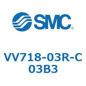 5ポートソレノイドバルブISO規格準拠 VQ用 マニホールド SMC