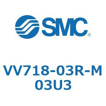 5ポートソレノイドバルブISO規格準拠 VQ用 マニホールド SMC