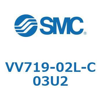 5ポートソレノイドバルブISO規格準拠 VQ用 マニホールド SMC