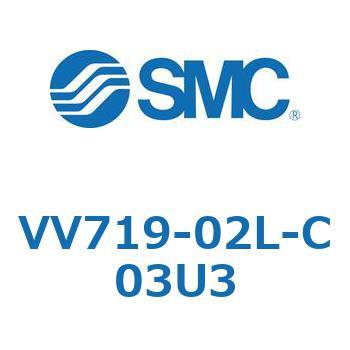 5ポートソレノイドバルブISO規格準拠 VQ用 マニホールド SMC