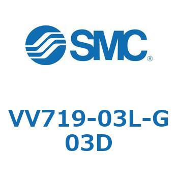 5ポートソレノイドバルブISO規格準拠 VQ用 マニホールド SMC
