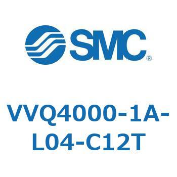 VVQ4000-1A-L04-C12T マニホールドブロックアッセンブリ SMC 1連用 管接続口径Φ12ワンタッチ管継手付  VVQ4000-1A-L04-C12T