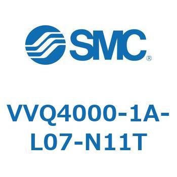 VVQ4000-1A-L07-N11T マニホールドブロックアッセンブリ SMC 1連用 管接続口径Φ3/8ワンタッチ管継手付  VVQ4000-1A-L07-N11T