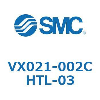 直動形2ポートソレノイドバルブ  VX021シリーズ SMC