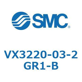 直動形3ポートソレノイドバルブ  VX322 SMC