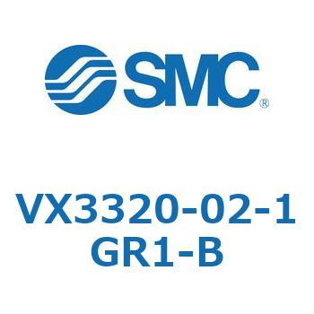 直動形3ポートソレノイドバルブ  VX332 SMC