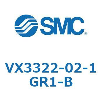 直動形3ポートソレノイドバルブ  VX332 SMC