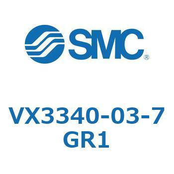 直動形3ポートソレノイドバルブ  VX334 SMC