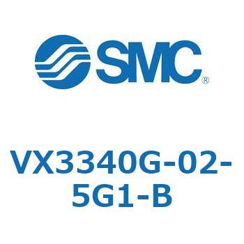 直動形3ポートソレノイドバルブ  VX334 SMC