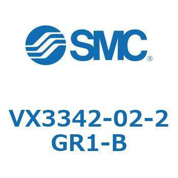 直動形3ポートソレノイドバルブ  VX334 SMC