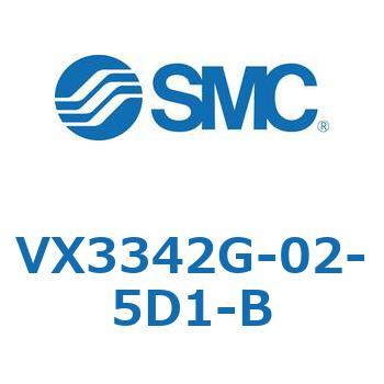 直動形3ポートソレノイドバルブ  VX334 SMC