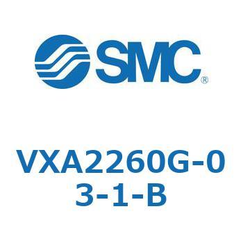 直動形2ポートエアオペレートバルブ  VXA22 SMC