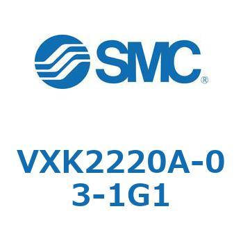 Y型ストレーナ内蔵2ポートソレノイドバルブ VXK22 SMC