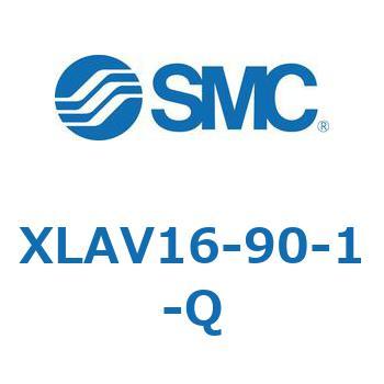 アルミ製 高真空L型バルブ 常時閉/ベローズシール  XLAV1 SMC