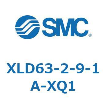 アルミ製 高真空L型バルブ 二段制御・単動/ベローズシール・Oリングシール XLD63 SMC