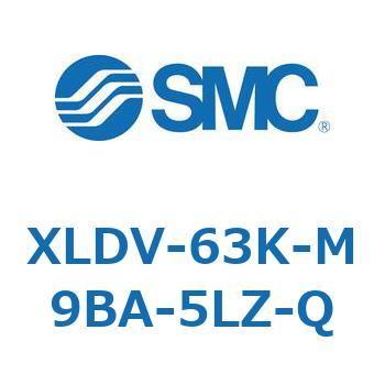 アルミ製 高真空L型バルブ 二段制御・単動/ベローズシール・Oリングシール XLDV SMC