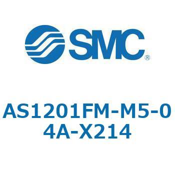 AS_1FM/FC_A - ワンタッチ管継手付スピードコントローラ/プッシュロック式/エルボタイプ/ユニバーサルタイプ SMC
