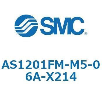 AS_1FM/FC_A - ワンタッチ管継手付スピードコントローラ/プッシュロック式/エルボタイプ/ユニバーサルタイプ SMC