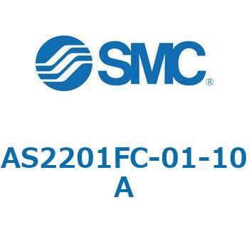 AS_1FM/FC_A - ワンタッチ管継手付スピードコントローラ/プッシュロック式/エルボタイプ/ユニバーサルタイプ SMC