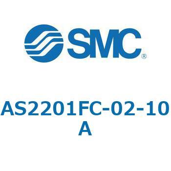 AS_1FM/FC_A - ワンタッチ管継手付スピードコントローラ/プッシュロック式/エルボタイプ/ユニバーサルタイプ SMC