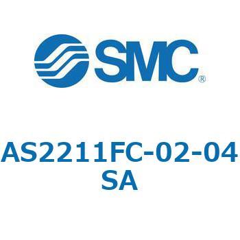 AS_1FM/FC_A - ワンタッチ管継手付スピードコントローラ/プッシュロック式/エルボタイプ/ユニバーサルタイプ SMC