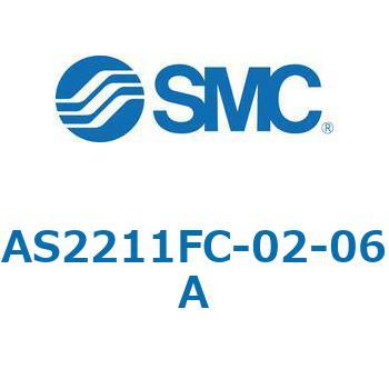 AS_1FM/FC_A - ワンタッチ管継手付スピードコントローラ/プッシュロック式/エルボタイプ/ユニバーサルタイプ SMC