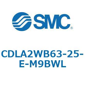 CLA2W/CDLA2W - ファインロックシリンダ/複動:両ロッド SMC