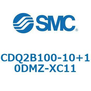 CQ2-Z XC11/X636 - デュアル行程シリンダ/片ロッド形 SMC