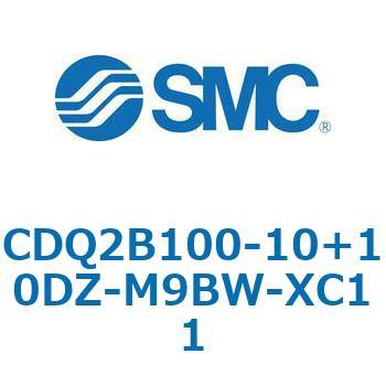 CQ2-Z XC11/X636 - デュアル行程シリンダ/片ロッド形 SMC