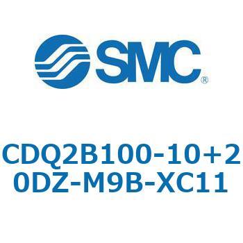 CQ2-Z XC11/X636 - デュアル行程シリンダ/片ロッド形 SMC