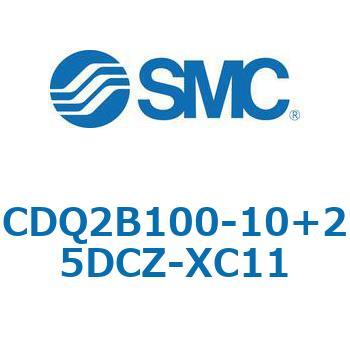 CQ2-Z XC11/X636 - デュアル行程シリンダ/片ロッド形 SMC