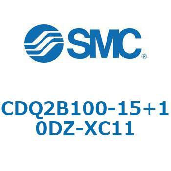 CQ2-Z XC11/X636 - デュアル行程シリンダ/片ロッド形 SMC