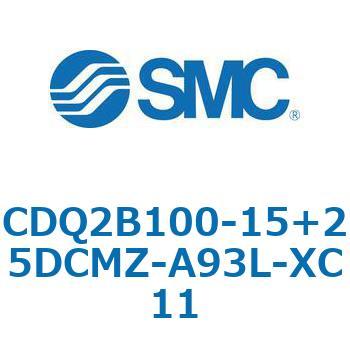 CQ2-Z XC11/X636 - デュアル行程シリンダ/片ロッド形 SMC