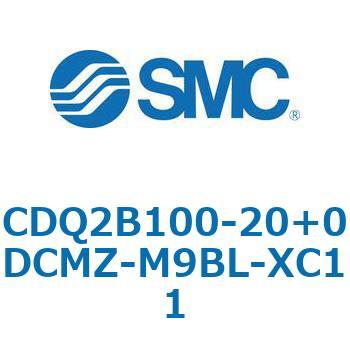 CQ2-Z XC11/X636 - デュアル行程シリンダ/片ロッド形 SMC