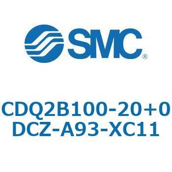 CQ2-Z XC11/X636 - デュアル行程シリンダ/片ロッド形 SMC