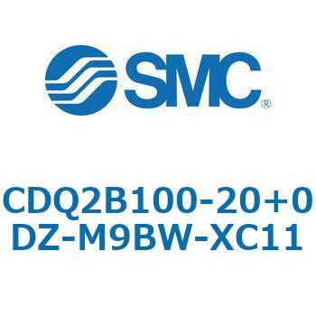 CQ2-Z XC11/X636 - デュアル行程シリンダ/片ロッド形 SMC