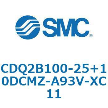 CQ2-Z XC11/X636 - デュアル行程シリンダ/片ロッド形 SMC