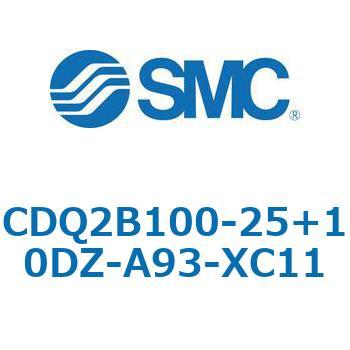 CQ2-Z XC11/X636 - デュアル行程シリンダ/片ロッド形 SMC