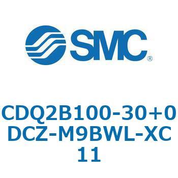 CQ2-Z XC11/X636 - デュアル行程シリンダ/片ロッド形 SMC