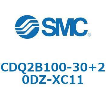 CQ2-Z XC11/X636 - デュアル行程シリンダ/片ロッド形 SMC