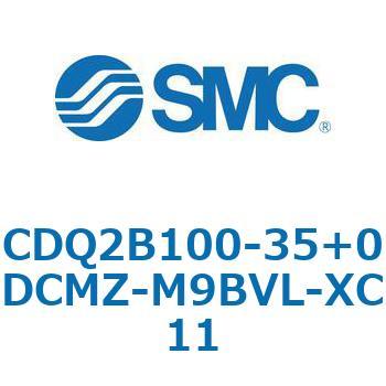 CQ2-Z XC11/X636 - デュアル行程シリンダ/片ロッド形 SMC