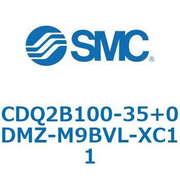 CQ2-Z XC11/X636 - デュアル行程シリンダ/片ロッド形 SMC